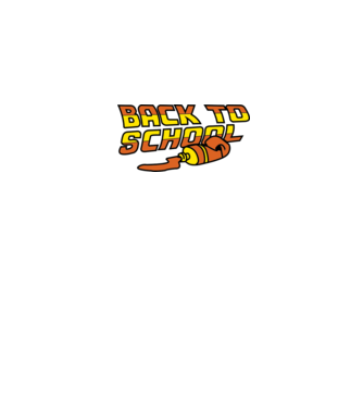 Back to school  minta fekete pólón