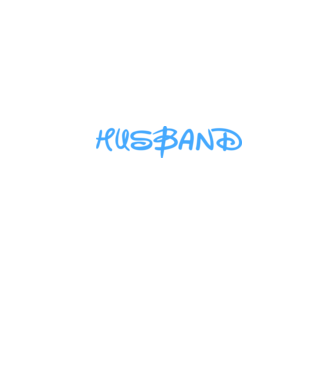 Husband minta fehér pólón