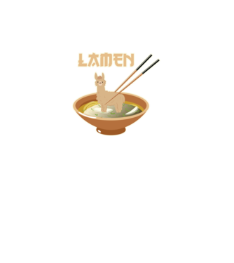 Lamen minta fekete pólón