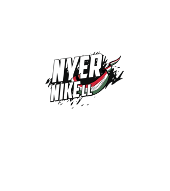 NyerNIKEll minta sötétszürke pólón