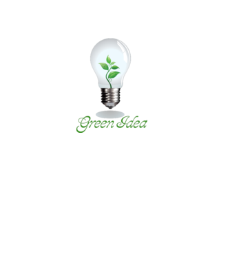 green idea minta királykék pólón