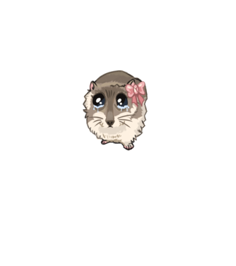 Sad coquette hamster meme minta homokszín pólón
