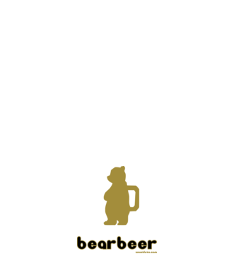 BearBeer minta sötétkék pólón