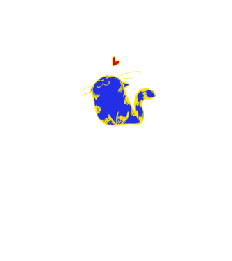 cuki cica minta fehér/royal pólón