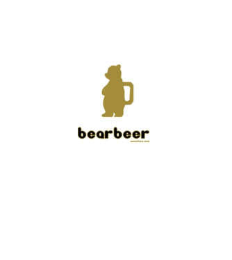 BearBeer minta fekete pólón