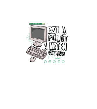 Ezt a pólót a neten vettem minta fekete pólón