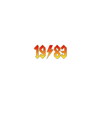 megszületik egy legenda 1983 július minta fekete pólón