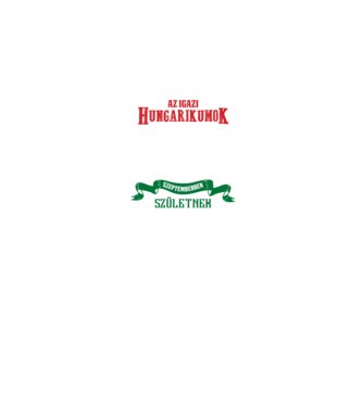 Szülinapos hungarikum SZEPTEMBER minta fekete pólón