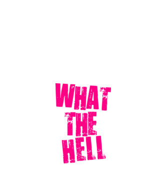 What the hell minta fekete pólón