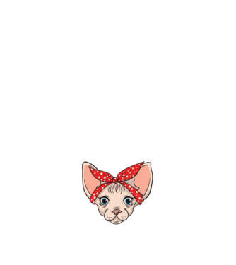 sphynx mom minta sötétkék pólón
