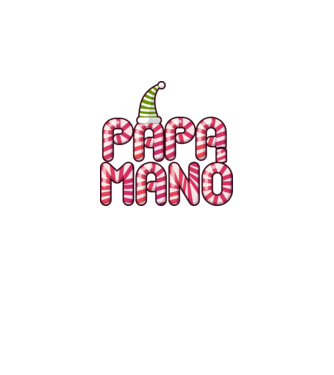 Papa Manó minta fekete pólón