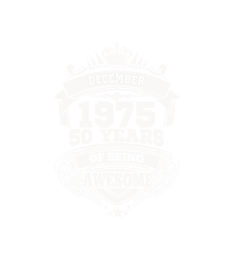 Awesome being of 1975 DECEMBER minta fehér pólón