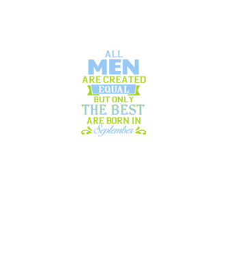 All men created equal....september minta fekete pólón