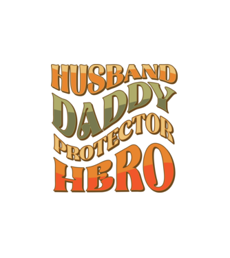 Husband daddy text minta fehér pólón
