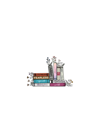 Eras tour books color 2 minta fehér pólón