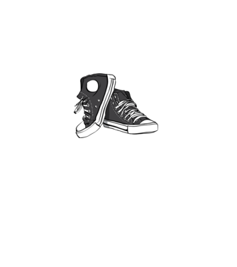 shoes minta fehér pólón