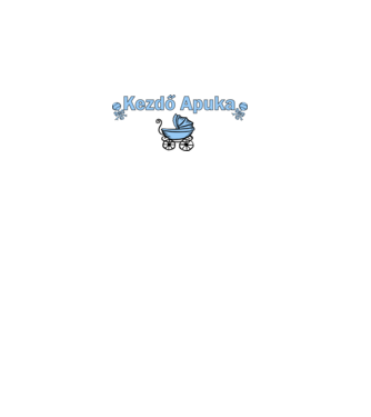Kezdő apuka minta világoskék pólón