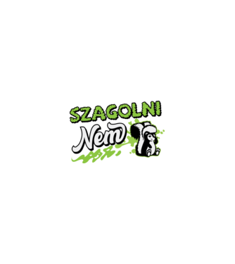 Fingani jó Szagolni nem Páros póló minta homokszín pólón