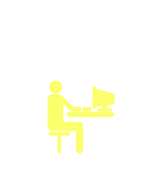 Lanparty minta sötétkék pólón