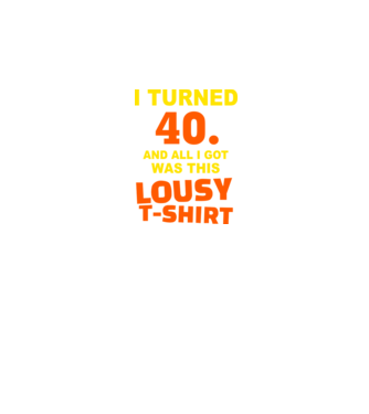 Lousy T-shirt 40 minta fekete pólón