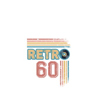 retro_60 minta fehér pólón