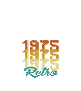 RETRO - 1975 minta fekete pólón