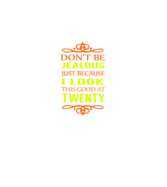 Don't be jealous - 20 minta sötétszürke pólón