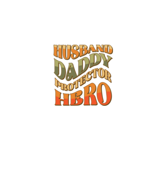 Husband daddy text minta fekete pólón