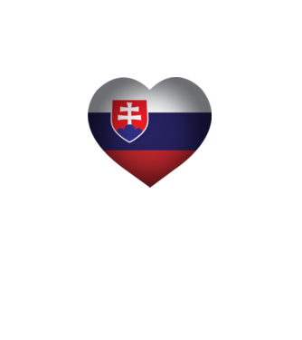 i heart slovakia minta dusty pink pólón