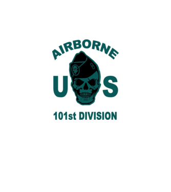 US AIRBORNE minta fehér pólón