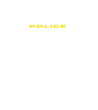 Police minta fekete pólón