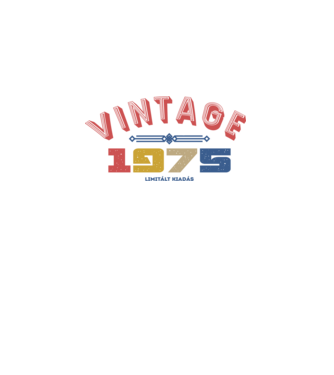 VINTAGE limited 1975 minta fehér pólón