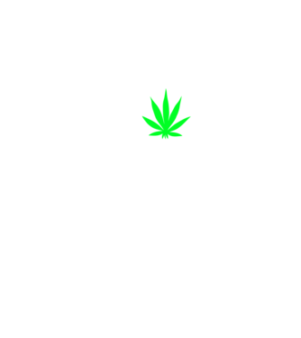 Love420 minta fekete pólón