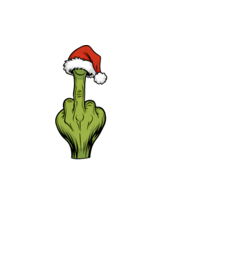 Szeretem a karácsonyi páros pólókat, de én nem Grinch Fekete pólóra minta fekete pólón