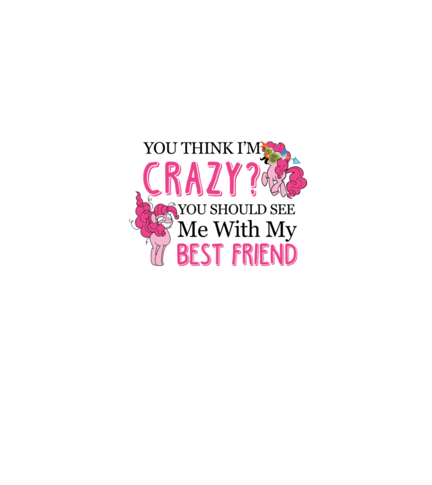 Crazy Friend Unicorn minta szürke pólón