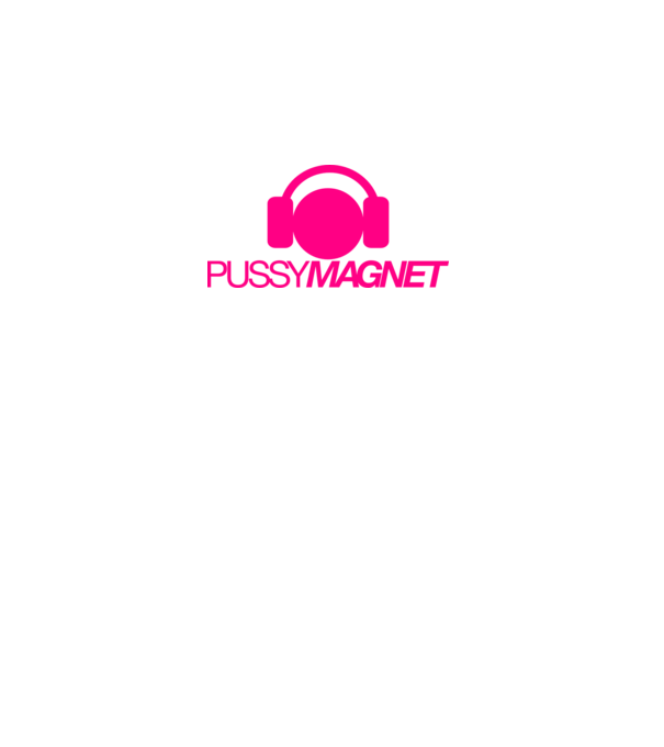 pussymagnet.ai minta fekete pólón
