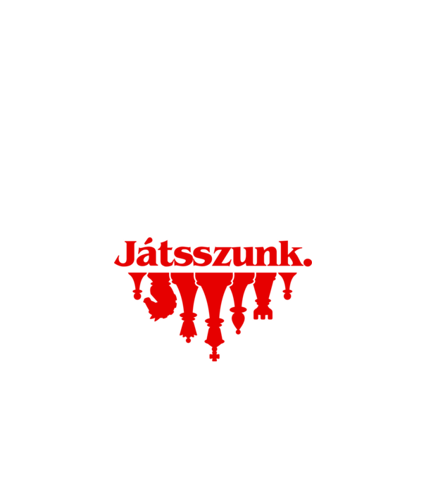 Játszunk minta fekete pólón