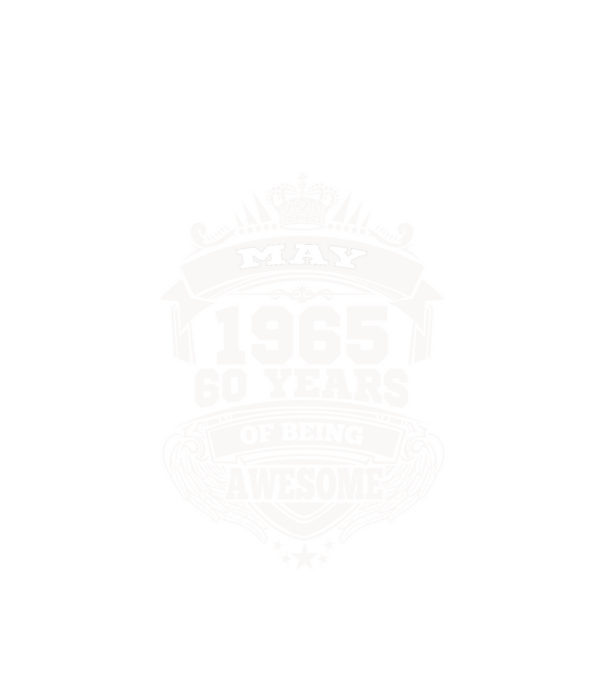Awesome being of 1965 MÁJUS minta fehér pólón