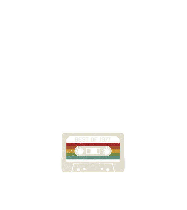 retro tape 1977 vintage minta sötétkék pólón