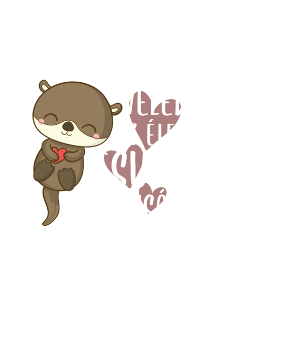Vidrák_lány vidra fehér szöveg minta fehér pólón