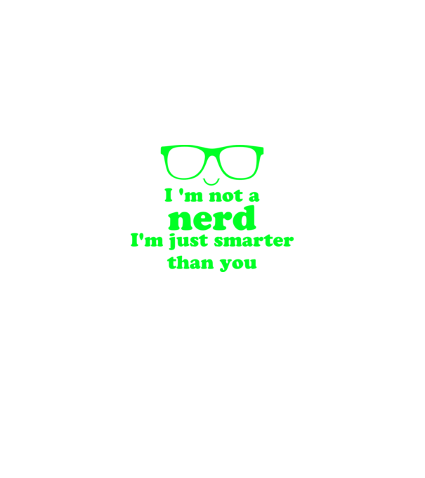 i_am_not_nerd_1989 minta fekete pólón