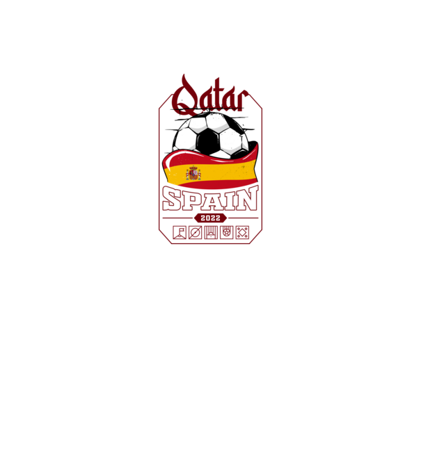 Quatar team spain minta fehér pólón