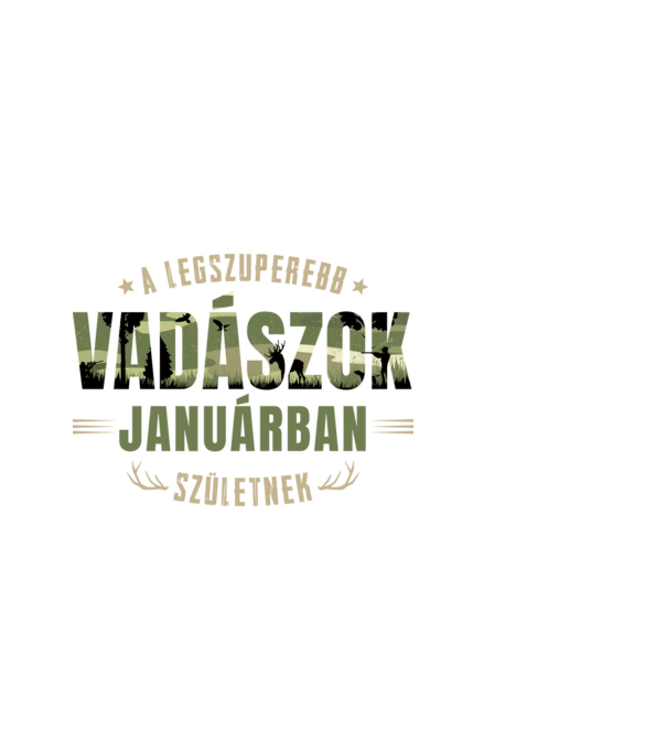 Legszuperebb vadászok januárban születnek minta világoskék pólón