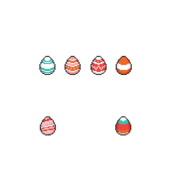 Virtuális húsvét minta fehér pólón