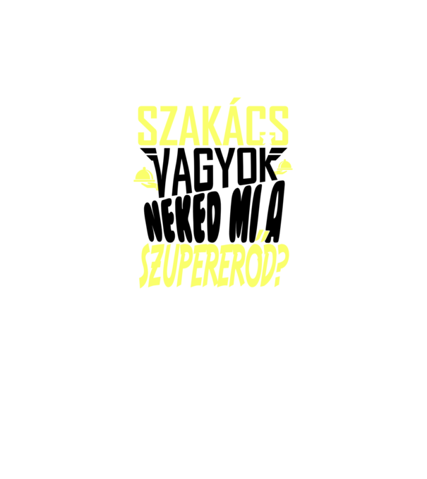 Szuperhős szakács minta sötétszürke pólón
