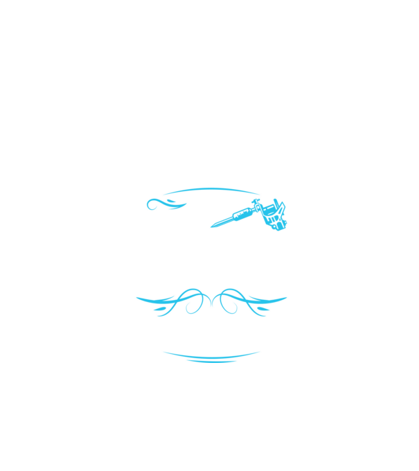 Tetovált szabály minta fekete pólón