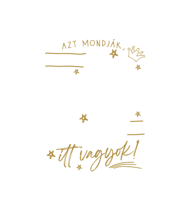 Három napos csoda 30 éves minta fehér pólón