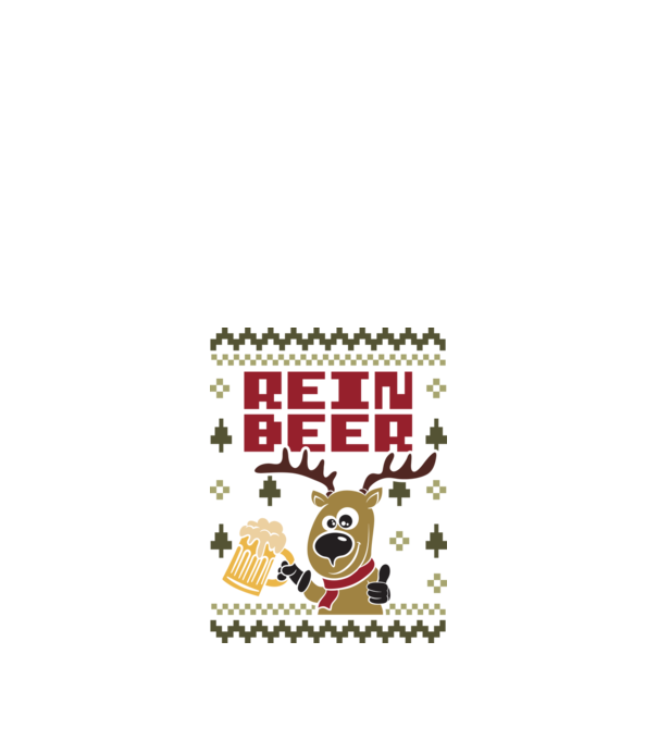 Reinbeer ugly sweater minta fehér pólón