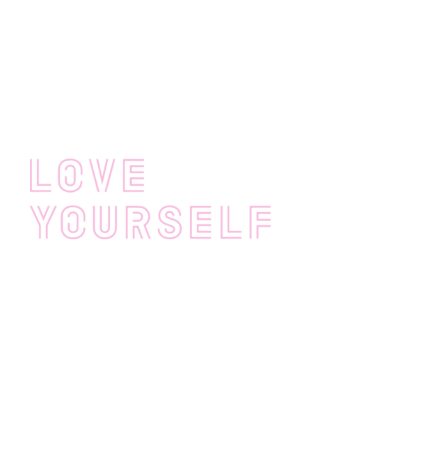 BTS LOVE YOURSELF minta fekete pólón