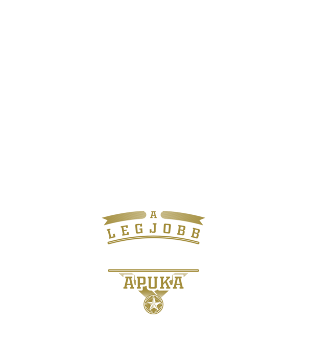 Legjobb túrázó apuka minta fehér pólón